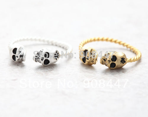 10 PCSlot- Sideways Heart Ring Gold Silver Modern Engaget Jewelry Rings Gifts