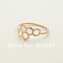 10 PCSlot-R109 Triangle and Circle Ring,honeycomb ring