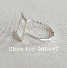 10 PCSlot-R112 Open Square ring,Square Geometric ringGeometric ring