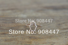 10 PCSlot-R113 Hamsa Outline Ring,Simple Outline of Hamsa Hand