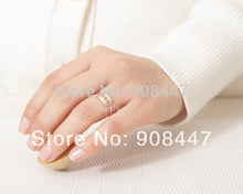 10 PCSlot-R124 Gold Silver Pink-gold Razor Blade Ring
