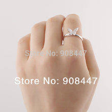 10 PCSlot-R201 , butterfly ring ,gold silver plated rings