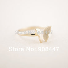 10 PCSlot-R201 , butterfly ring ,gold silver plated rings