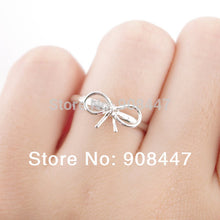 10 PCSlot-R212 knuckle ring knot ring ,bow rings ,sister rings