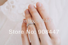 10 PCSlot-R214 brief twisted rope small ring 18k gold plated austrian crystal ring