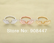 10 PCSlot-R224 Simple Wings Ring - Icarus rings,adjustable rings,fun rings