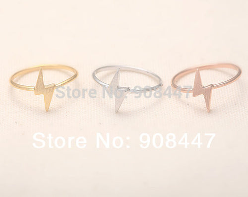 10 PCSlot-R231 Tiny Thunder Ring - cute rings,unique rings,stretch rings