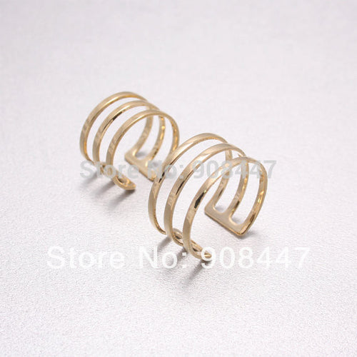 10 PCSlot-R249 Open Band Ring Above The Knuckle Ring