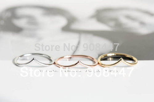 10 PCSlot Rings Chevron Knuckle Rings Anniversary Pink Pings