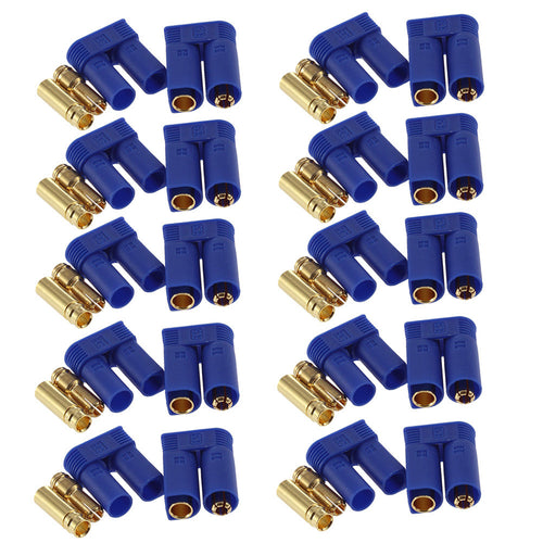 10 Pairs EC5 Device Connector Plug for RC Car ne Helicopter Multi-Copter