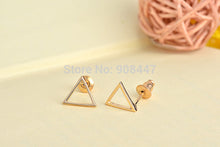 10 Pairs-S062 jewelry triangle earrings Cute Simple Stud Earrings