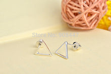 10 Pairs-S062 jewelry triangle earrings Cute Simple Stud Earrings