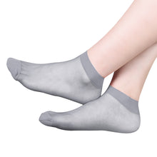 10 Pairs Women's Socks Crystal Thin Transparent Thin Silk Socks In Short Socks Feida