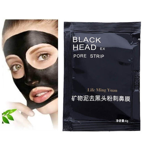 10pcss  Black Face Skin Care Suction Mask Nose Blackhead Remover Acne Treatment Mask Peeling Peel off Black Head Mud Facial Mask