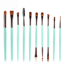 10 pcs Makeup Brushes Toiletry Kit Pro Eyeshadow Cosmetic Face Brushes Powder Foundation Tool cosmetics Concealer Brush