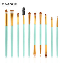 10 pcs Makeup Brushes Toiletry Kit Pro Eyeshadow Cosmetic Face Brushes Powder Foundation Tool cosmetics Concealer Brush