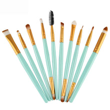10 pcs Makeup Brushes Toiletry Kit Pro Eyeshadow Cosmetic Face Brushes Powder Foundation Tool cosmetics Concealer Brush