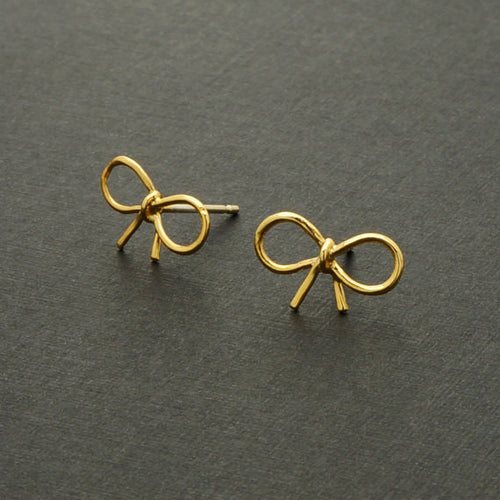 10 pcs Stud Earrings Jewelry Tiny Bow Stud Earrings Dainty Knot Ribbon Earrings S055