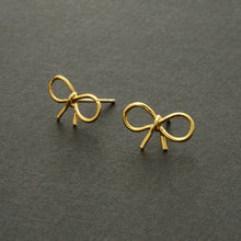 10 pcs Stud Earrings Jewelry Tiny Bow Stud Earrings Dainty Knot Ribbon Earrings S055
