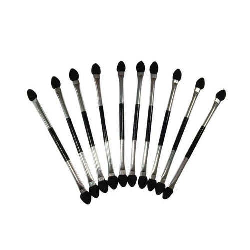 10 pcs professional Makeup Double-end Eye Shadow Eyeliner makeup brushes Sponge Applicator Tool Cosmetics