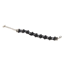 10 style Chic 13+5cm Lace Flower Butterfly Wave Tattoo Charm Bracelet Women's Love Christmas Gift Hight Quality Cuff Bangles