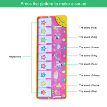 100 * 36 CM Baby Toys Music Play Mats Piano Music Carpet Blanket Educational Learning Mat Touch Kids Toys Best Gift