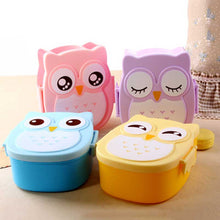 1000ml Food Grade Plastic Lunch Box Cute Cartoon Owl Food Fruit Storage Container Portable Bento Box For Children Gifts82621