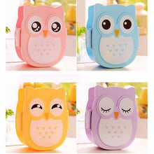 1000ml Food Grade Plastic Lunch Box Cute Cartoon Owl Food Fruit Storage Container Portable Bento Box For Children Gifts82621