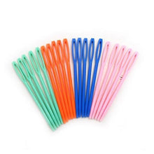 100Pcs Crochet Hook Child Plastic Kid Weave Education Sewing Knitting Cross Stitch Knit Needle47333