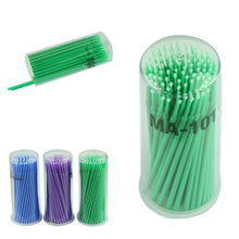 100pc Eyelash Extension Micro Brushes Disposable Individual Applicators Mascara