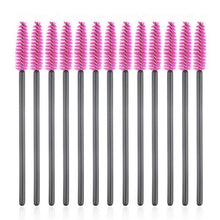100pcslot make up brush Pink synthetic fiber Disposable Eyelash Brush Mascara Applicator Wand Brush Cosmetic Makeup Tool