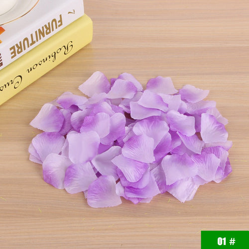 100pcs/pack Artificial Simulation Silk Rose Flower Petals Birthday Wedding Party Decoration Accessories 13 Colors 87382