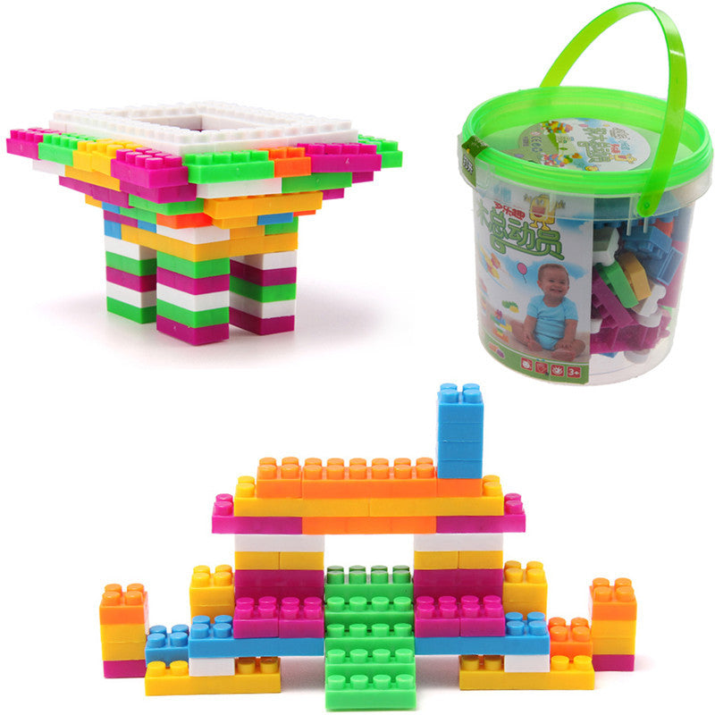 104pcs Plastic Building Blocks City DIY Toys Creative Block Bricks Educational Toys for Children