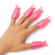 10PC Plastic Nail Art Soak Off Cap Clip UV Gel Polish Remover Wrap Beauty Cap Clips Tool Lowest price sold