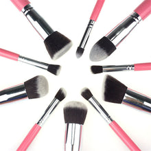 10PCS/1 Cosmetic Makeup Brush Multi-Function Liquid Face Foundation Powder Eyeshadow eyebrow Brushes