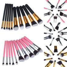 10PCS/1 Cosmetic Makeup Brush Multi-Function Liquid Face Foundation Powder Eyeshadow eyebrow Brushes