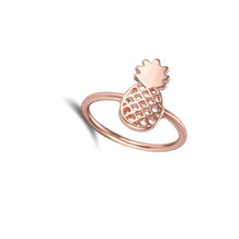 10PCS Cute Pineapple Rings Simple Funny Outline Fruit Rings Lovely Ananas Rings Party Gift R142