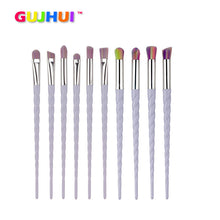 10PCS Eyebrow Eyeliner Blush Cosmetic makeup brushes professional Foundation Concealer make up brushes maquillage Tools
