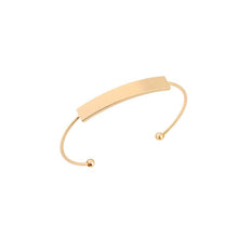 10PCS Jewelry Curved Bar Bracelets Bangles Open Bar With Balls Cuff Bracelets Wedding Gift G071