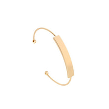 10PCS Jewelry Curved Bar Bracelets Bangles Open Bar With Balls Cuff Bracelets Wedding Gift G071