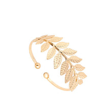 10PCS-G062 Vintage Open Leaf Bracelet Bangles Wedding Gift