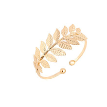 10PCS-G062 Vintage Open Leaf Bracelet Bangles Wedding Gift