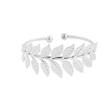 10PCS-G062 Vintage Open Leaf Bracelet Bangles Wedding Gift