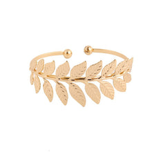 10PCS-G062 Vintage Open Leaf Bracelet Bangles Wedding Gift