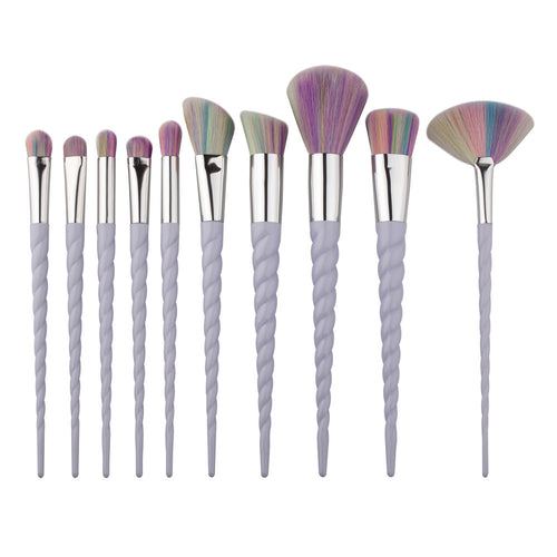 10PCS GUJHUI Eyeshadow eyebrow Contour makeup brushes Professional Powder Foundation Blush Brush maquillage cosmetics
