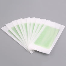 10PCS Hair Removal Double Side Cold Wax Strips Paper For Leg Body Facial Hair