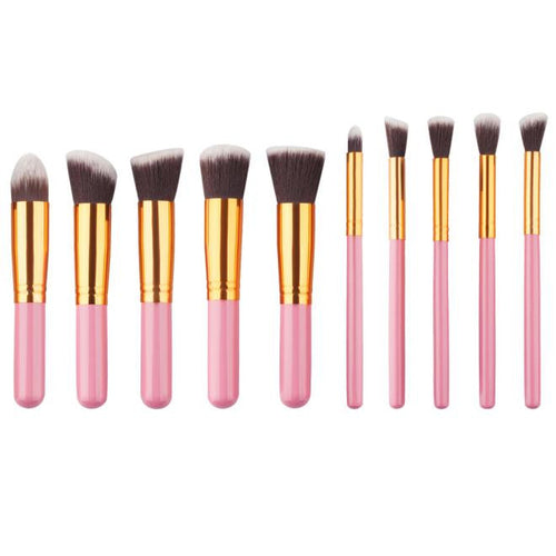 10PCS MAANGE makeup brushes maquiagem maquillage cosmetics make up brushes Professional hair eyebrow foundation brush pen