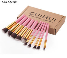 10PCS MAANGE makeup brushes maquiagem maquillage cosmetics make up brushes Professional hair eyebrow foundation brush pen