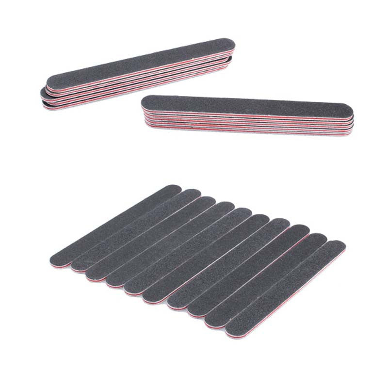 10PCS Nail Files Nail Art Buffer Salon Glitter Tools Spaper Sing Nail File