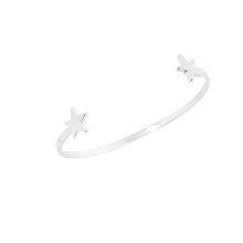 10PCS Open Double Star Love Bangles Classic Adjustable Star Cuff Bangles Wedding Gifts G069